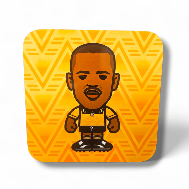 Dion Dublin Cambridge United Football Coaster - Football Finery - GW_Coaster_CUFC_Dublin