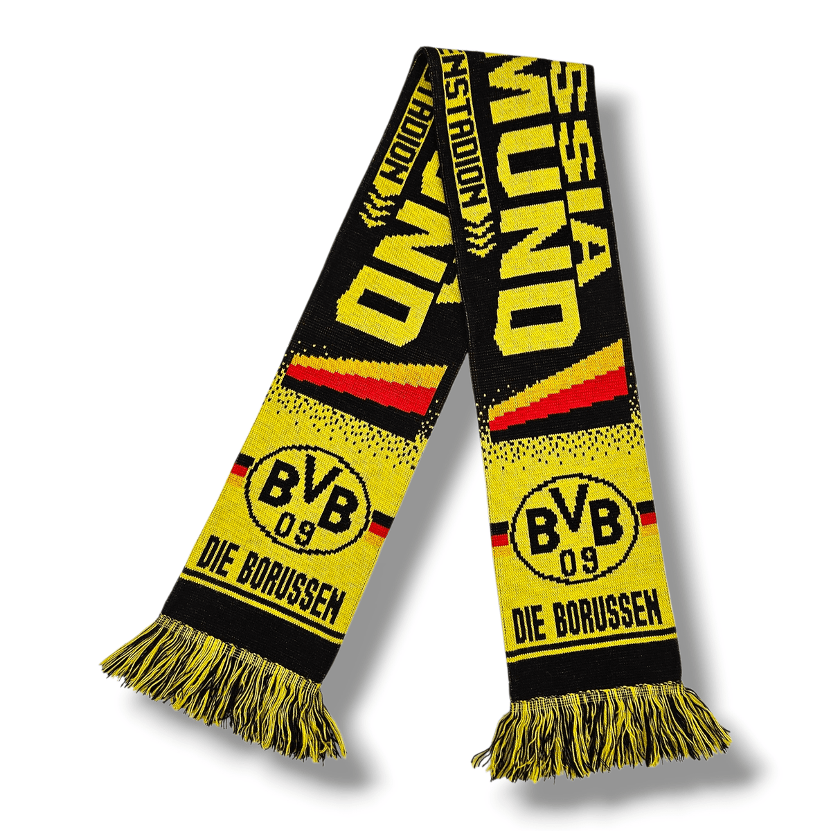 Dortmund Vintage Football Scarf - Football Finery - FFS007