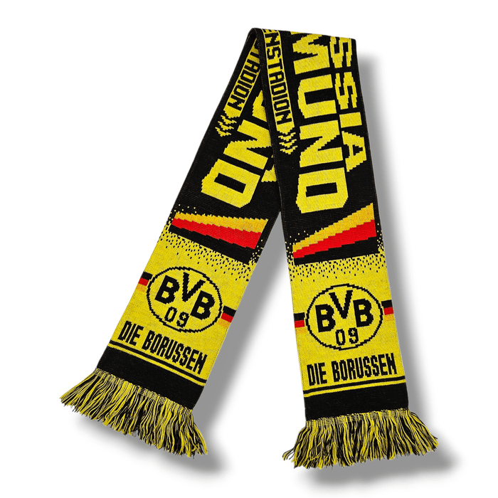 Dortmund Vintage Football Scarf - Football Finery - FFS007