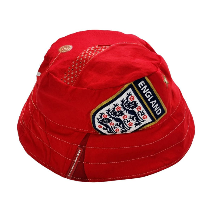 England 2006/07 Away Shirt Reworked Bucket Hat - Football Finery - FF203097
