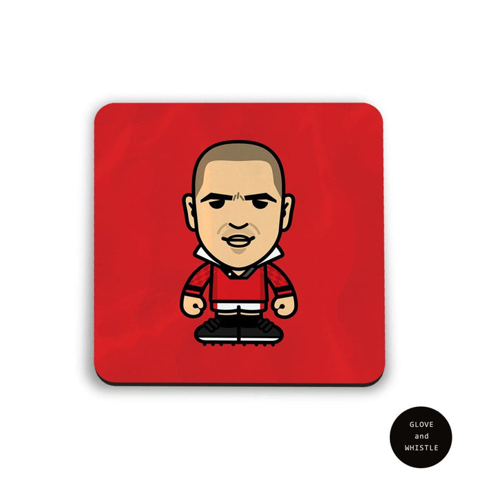 Eric Cantona Manchester United Football Coaster - Football Finery - FF203100