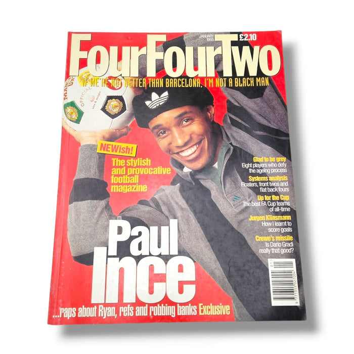 FOUR FOUR TWO MAGAZINE #5 January 1995 - Paul Ince - Football Finery - FF204051
