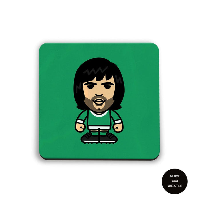 George Best Northern Ireland Football Coaster - Football Finery - FF203100