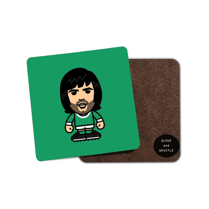 George Best Northern Ireland Football Coaster - Football Finery - FF203100