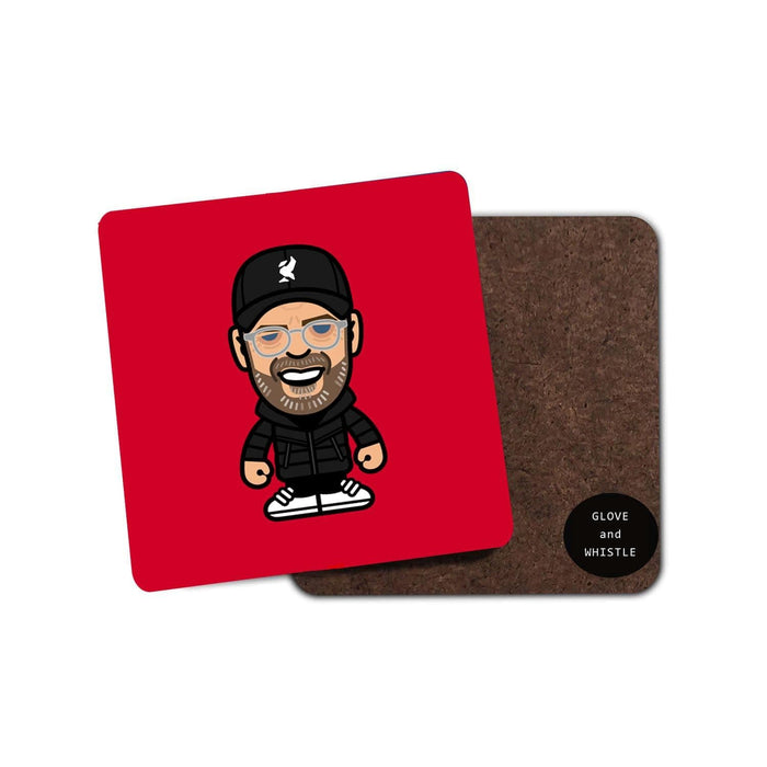 Jurgen Klopp Liverpool Football Coaster - Football Finery - FF203100