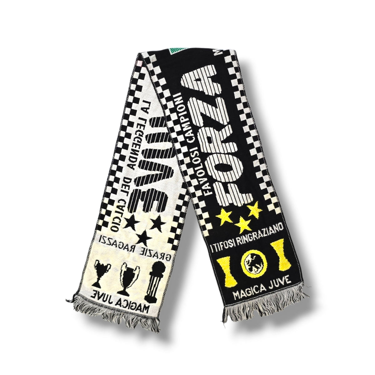 Juventus Vintage Football Scarf - Football Finery - FFS083