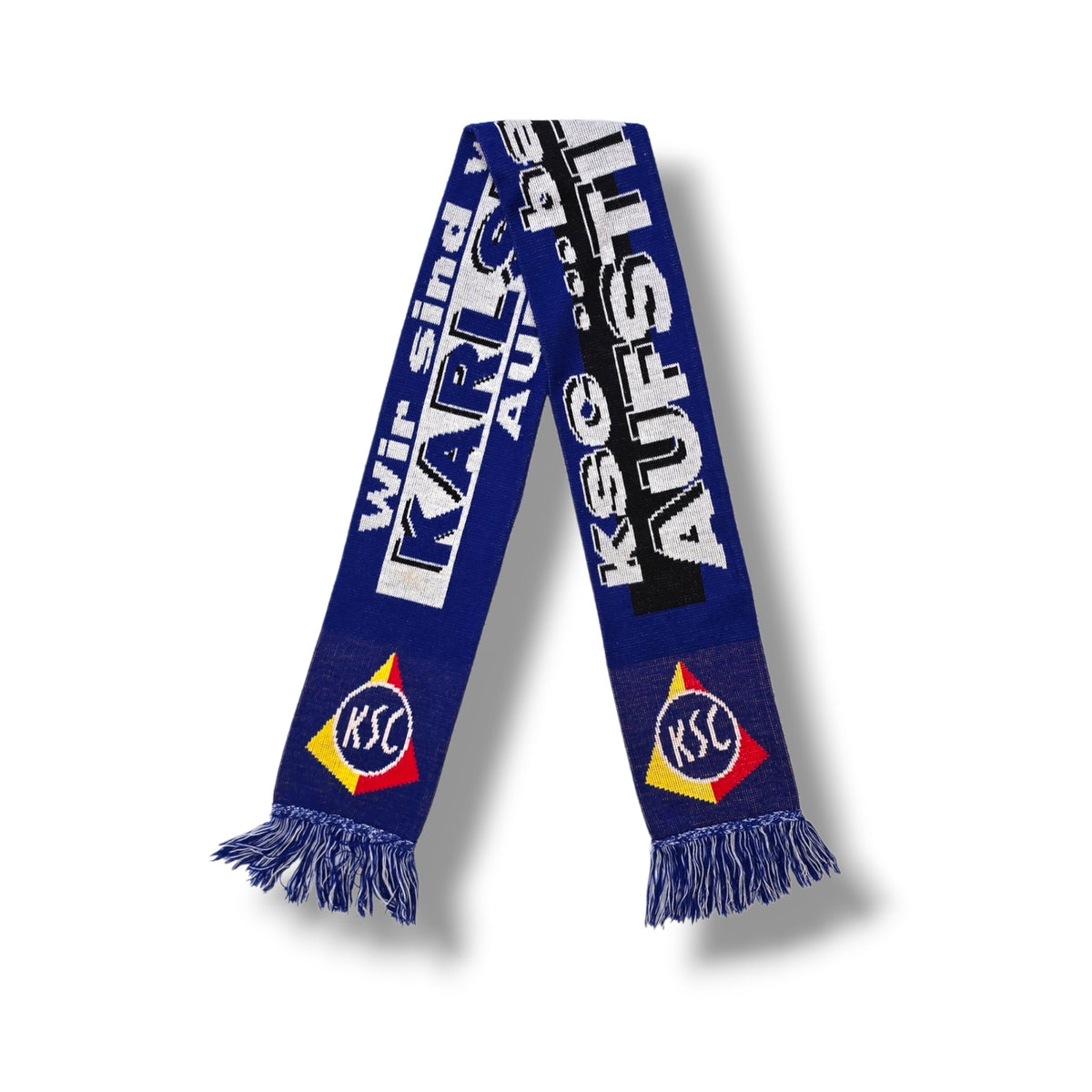Karlsruher SC Vintage Football Scarf | 2001 - Football Finery - FFS076