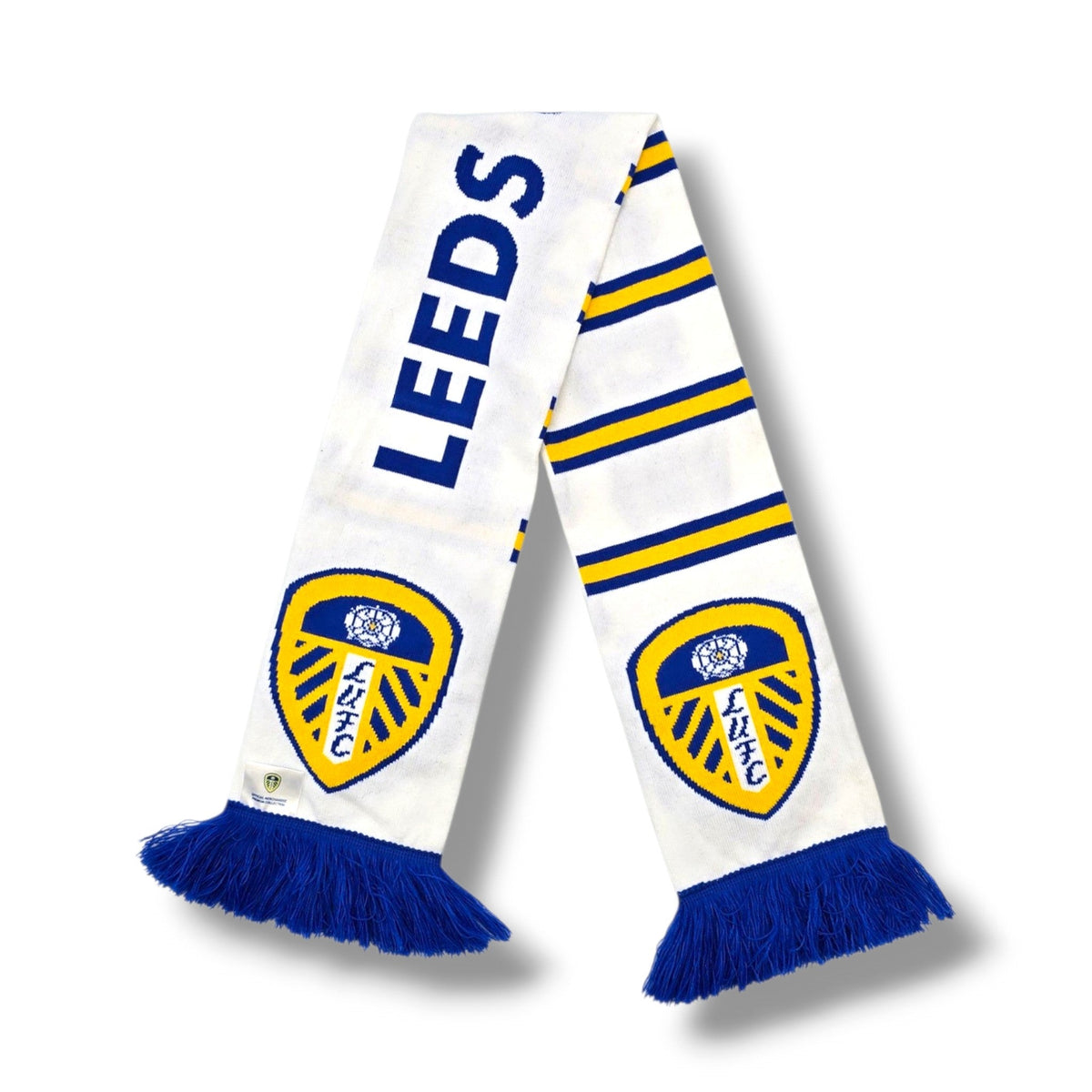 Leeds United Vintage Football Scarf - Football Finery - FFS238