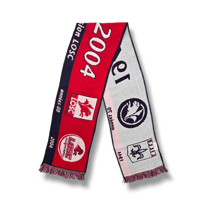 Lille Vintage Football Scarf '60 Year Anniversary' - Football Finery - FFS036
