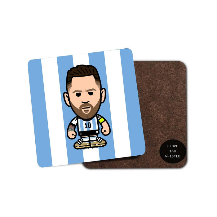 Lionel Messi Argentina Football Coaster - Football Finery - FF203100