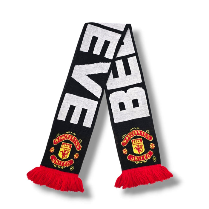 Manchester United Vintage Football Scarf - Football Finery - FFS214