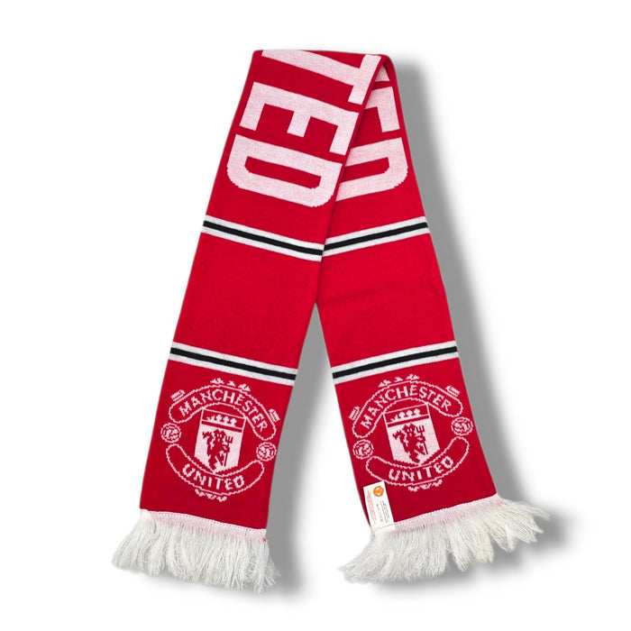 Manchester United Vintage Football Scarf - Football Finery - FFS217