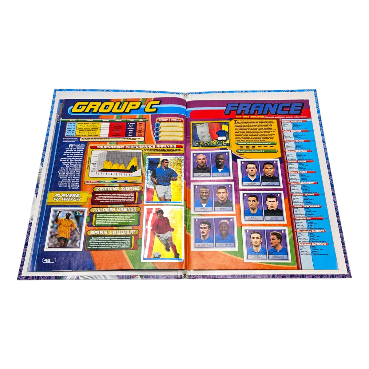 Merlin's Official England World Cup Sticker Collection 1998 (100% Complete) - Football Finery - Sticker_Book_England_WC98_Merlin