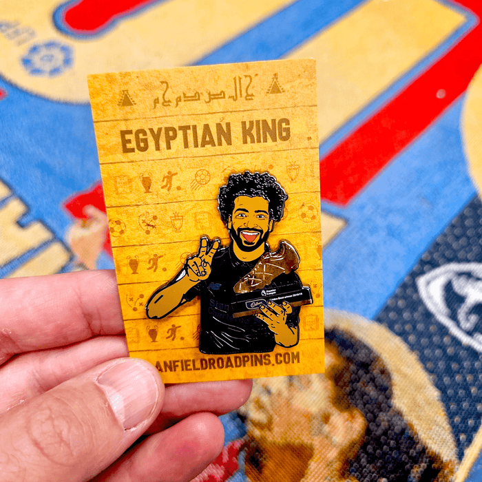Mohamed Salah - Liverpool Golden Boot (Away) Icon Pin Badge - Football Finery - FF_GALACTICOS_PIN_2