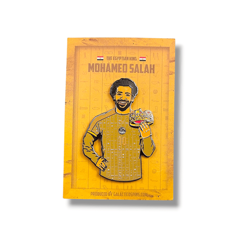 Mohamed Salah - The Egyptian King Icon Pin Badge - Football Finery - GalacticosPinBadge_EGYPT_SALAH
