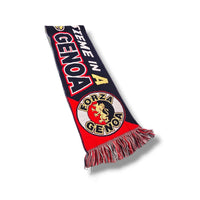 Napoli x Genoa Vintage Football Scarf (Half & Half) - Football Finery - FF203749