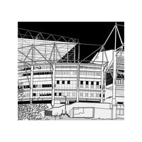 Newcastle United Football Artwork - St James Park - Football Finery - FF203120