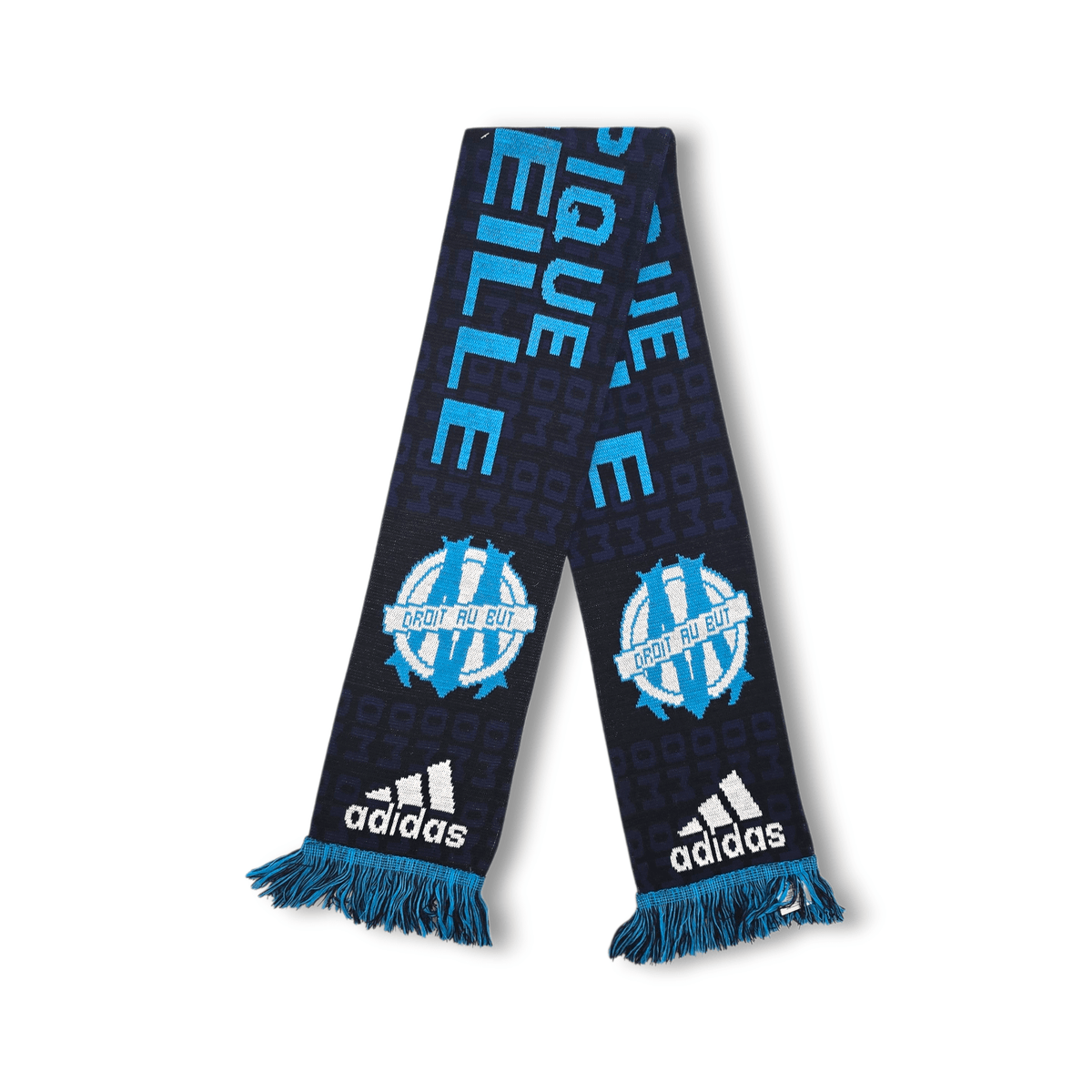 Olympique Marseille Vintage Football Scarf - Football Finery - FFS067