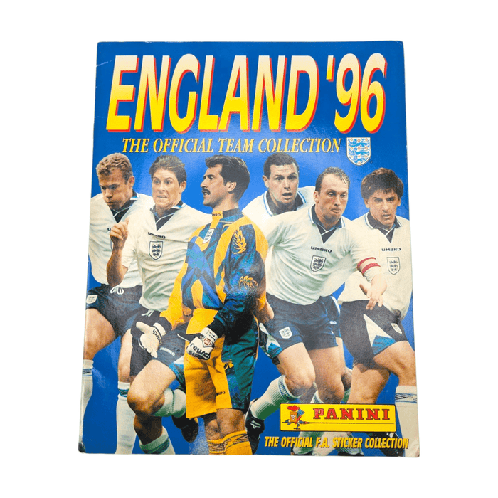 Panini Official 1996 England Team FA Sticker Book (Complete) - Football Finery - FF_Panini_ENG