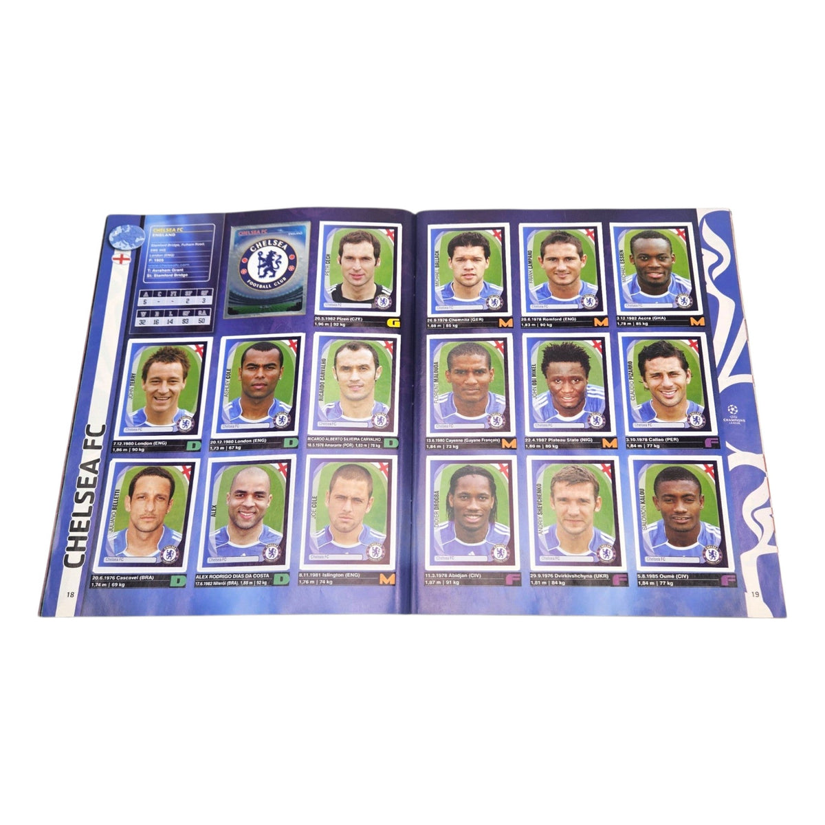 Panini Official 2007/08 Champions League Sticker Album (Complete) - Football Finery - Sticker_Book_CL-2007