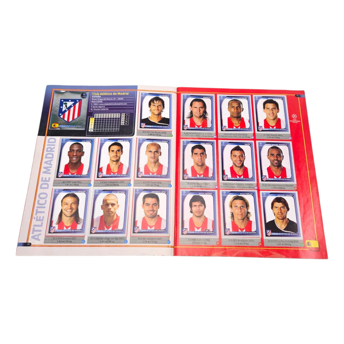 Panini Official 2008/09 Champions League Sticker Album (Complete) - Football Finery - Sticker_Book_2008_CL