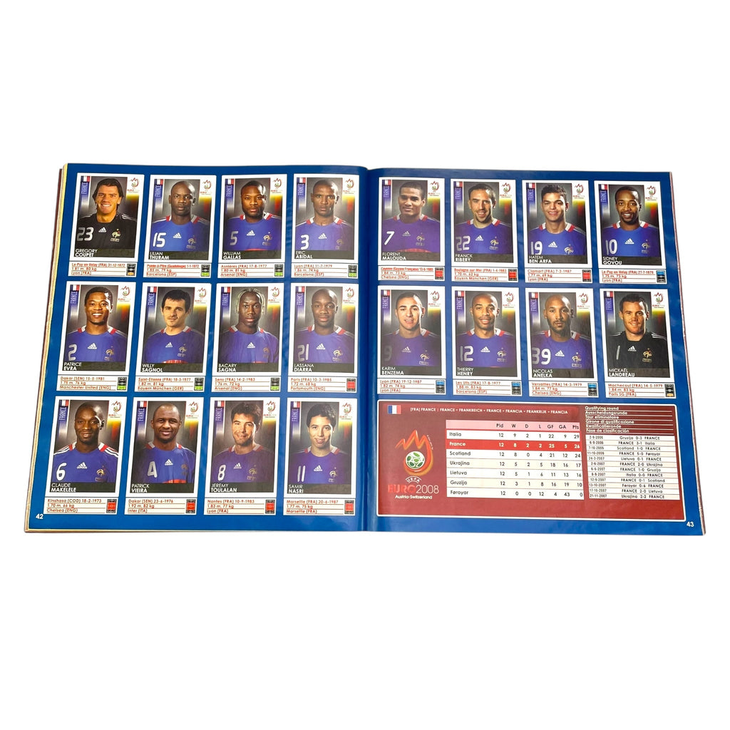 Panini Official Euro 2008 Sticker Album (Complete) – Football Finery