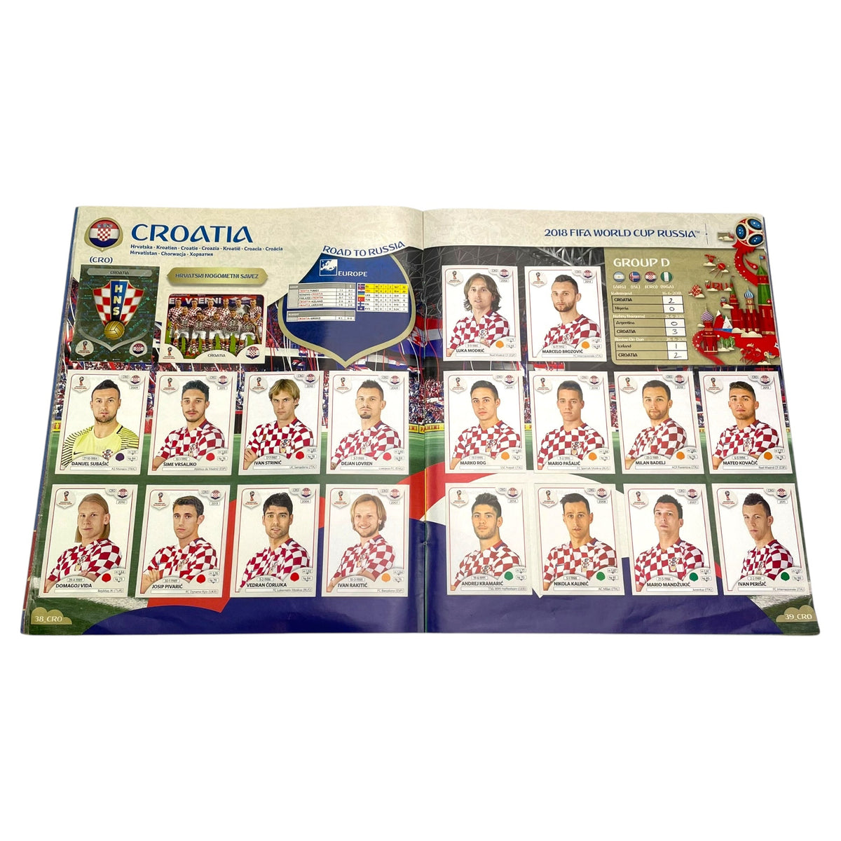 Panini Official World Cup 2018 Sticker Album (Complete) - Football Finery - FF_Panini_2018
