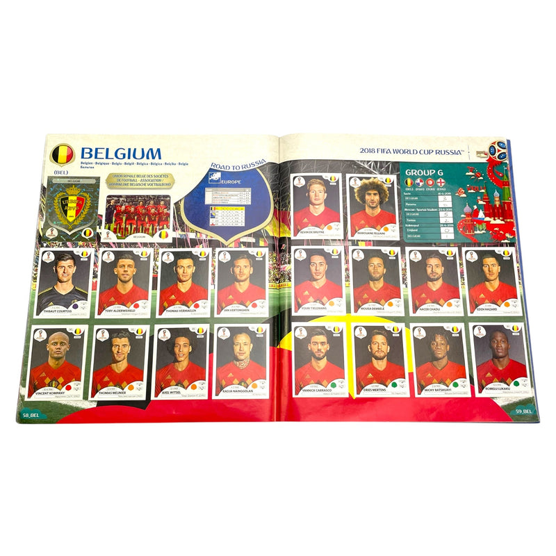 Panini Official World Cup 2018 Sticker Album (Complete) - Football Finery - FF_Panini_2018
