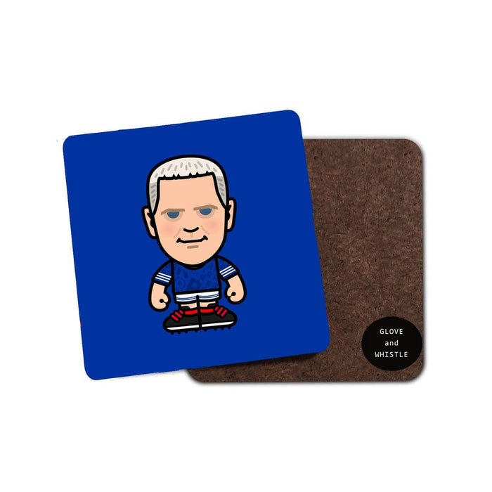 Paul Gascoigne Rangers Football Coaster - Football Finery - FF203100