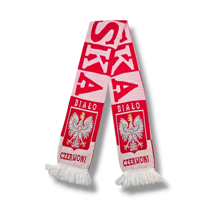 Poland Vintage Football Scarf - Football Finery - FFS242