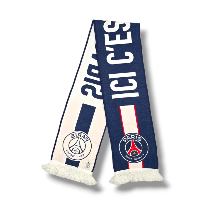 PSG Vintage Football Scarf - Football Finery - FFS028