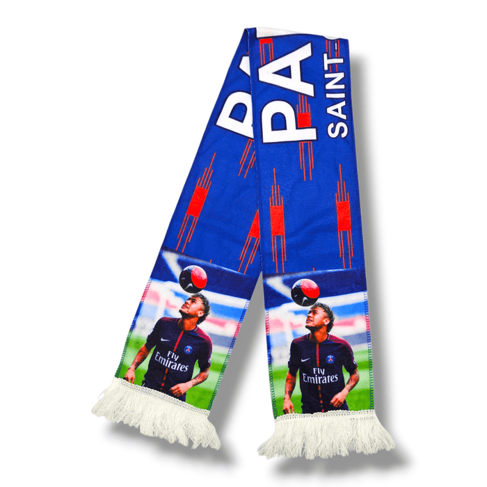 PSG Vintage Football Scarf | Neymar - Football Finery - FFS004