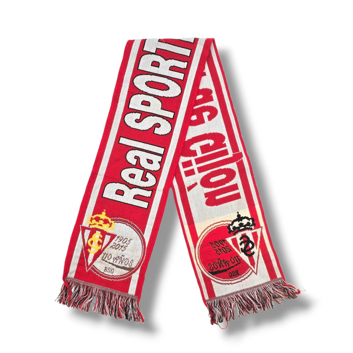 Real Sporting Gijon Vintage Football Scarf - Football Finery - FFS184