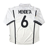 2000/01 Valencia Home Football Shirt (2XL) Nike #6 Mendietta