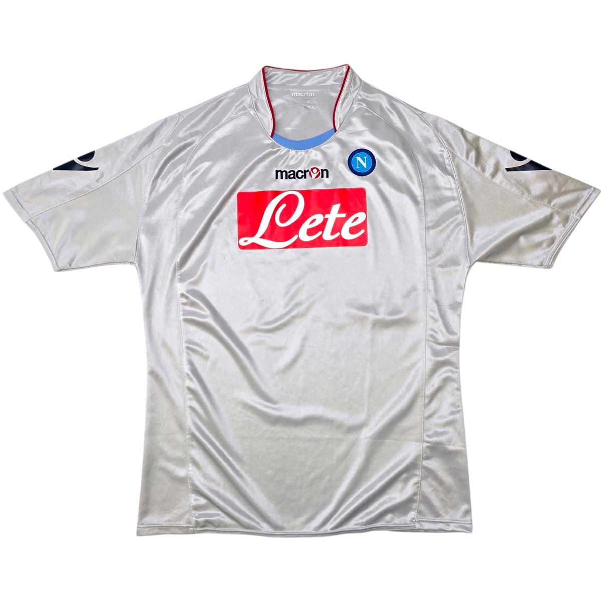 2009/10 Napoli Away Football Shirt (2XL) Macron #7 Lavezzi