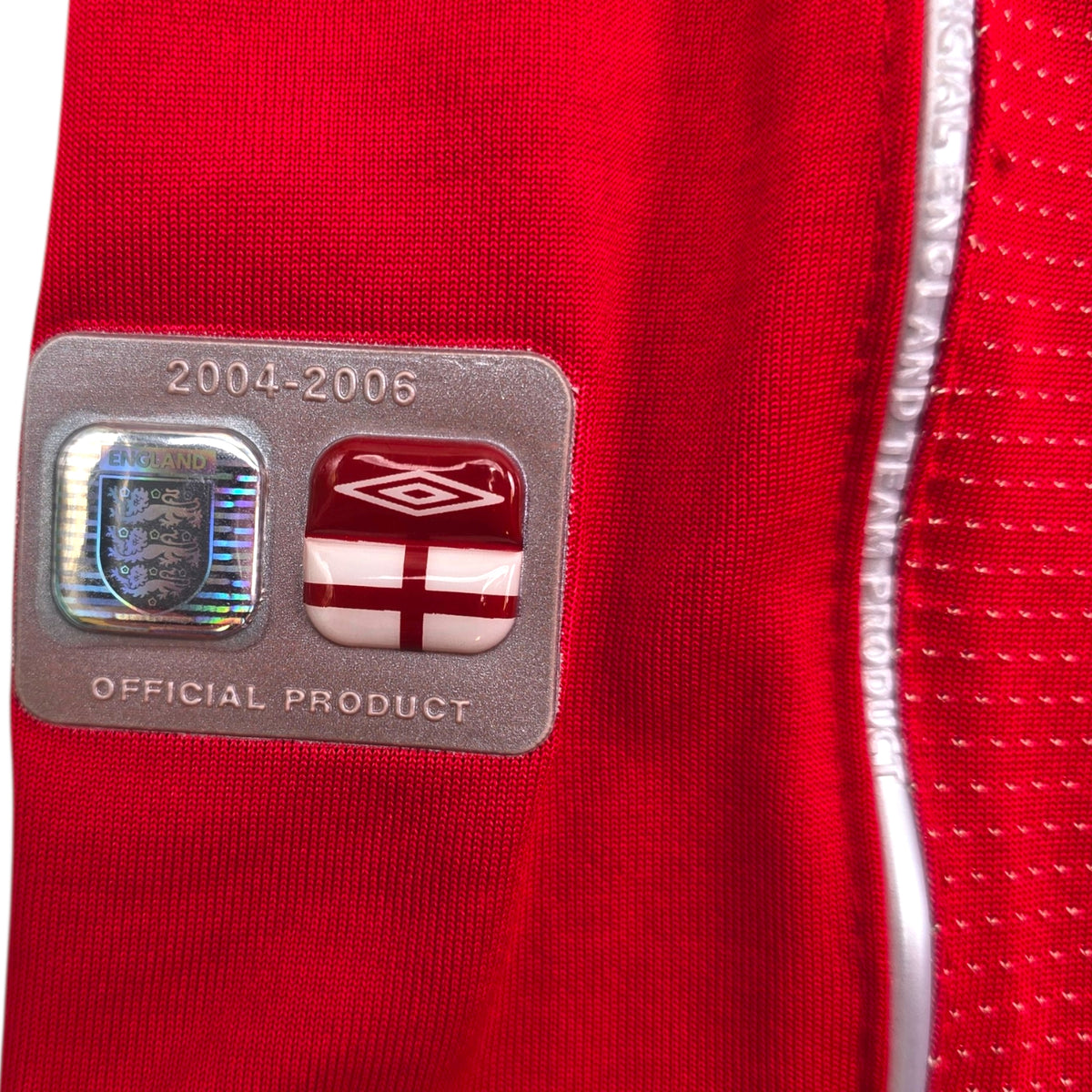 2004/06 England Away Football Shirt (L) Umbro #7 Beckham