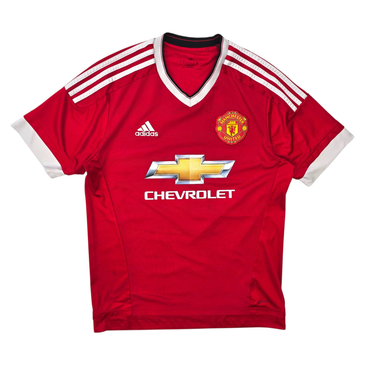 2015/16 Manchester United Home Football Shirt (M) Adidas #8 Mata