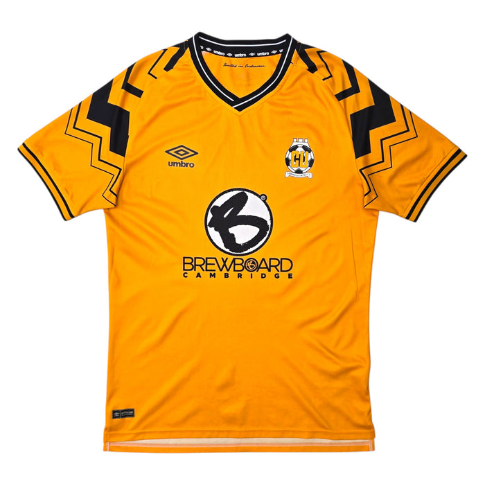 2023/24 Cambridge United Home Football Shirt (M) Umbro #23 Ahadme