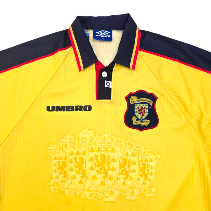 1997/98 Scotland Away Football Shirt (XL) Umbro