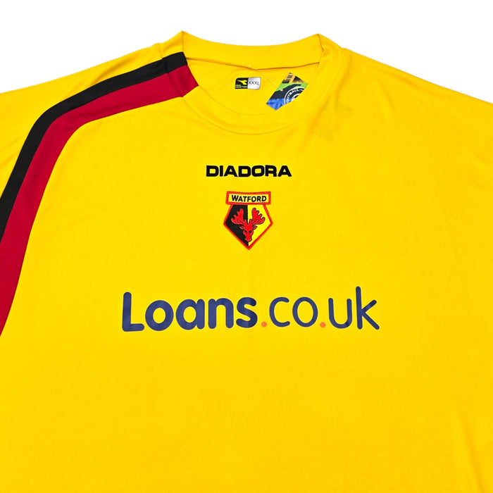 2005/06 Watford Home Football Shirt (3XL) Diadora