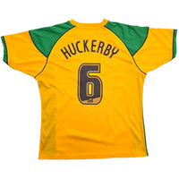 2006/08 Norwich City Home Football Shirt (XL) Xara #6 Huckerby