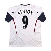 2005/06 West Ham United Away Football Shirt (XL) Reebok #9 Ashton
