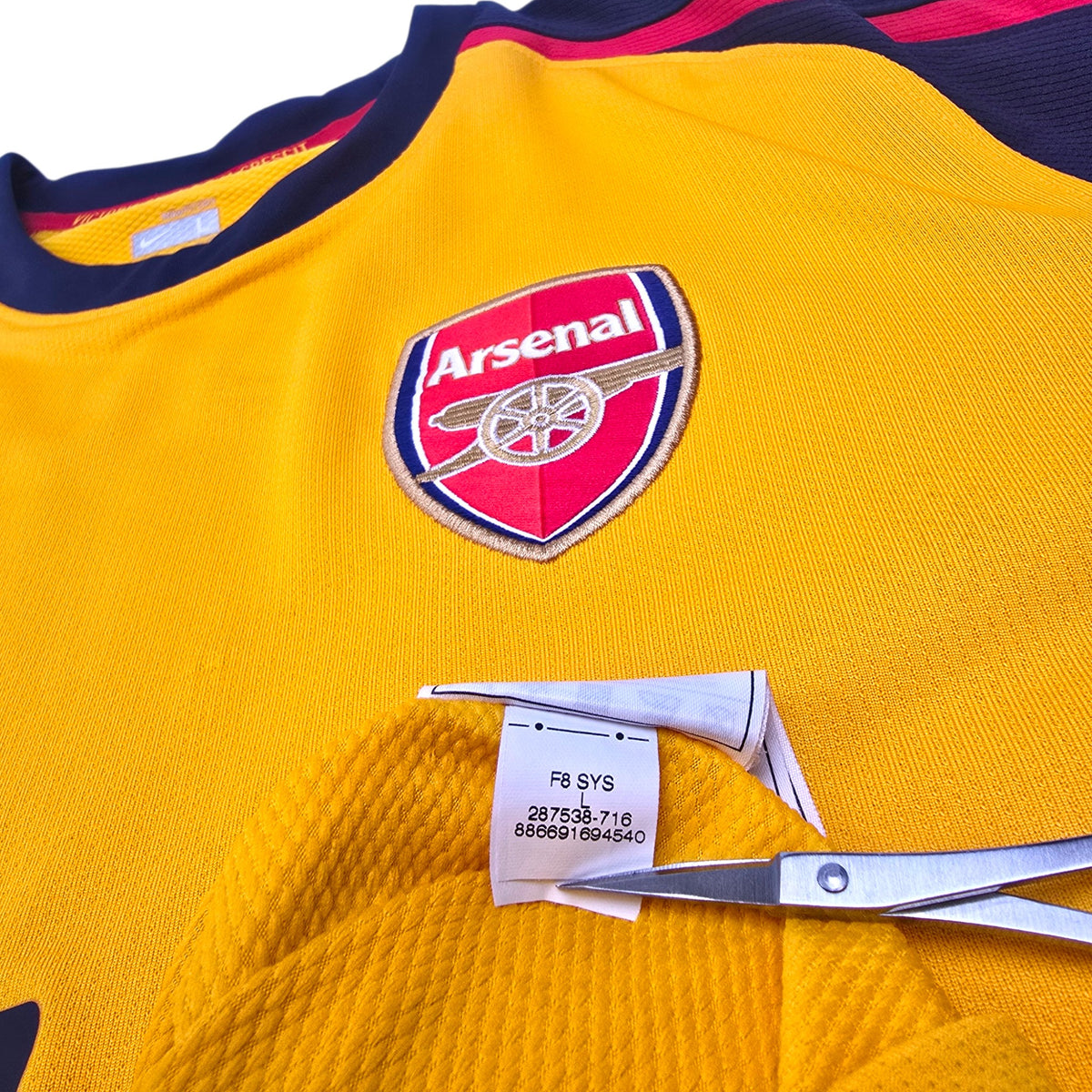 2008/09 Arsenal Away Football Shirt (L) Nike #23 Arshavin