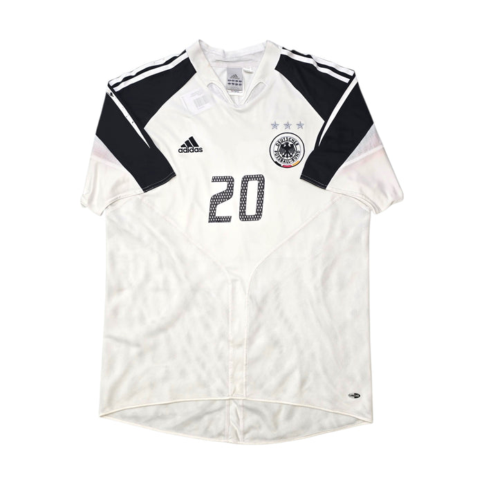 2004/05 Germany Home Football Shirt (L) Adidas #20 Podolski