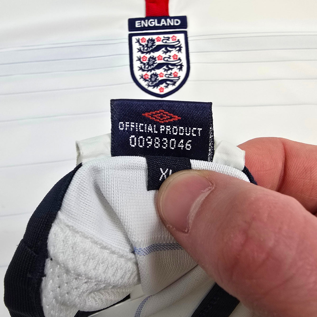 2003/05 England Home Football Shirt (XL) Umbro