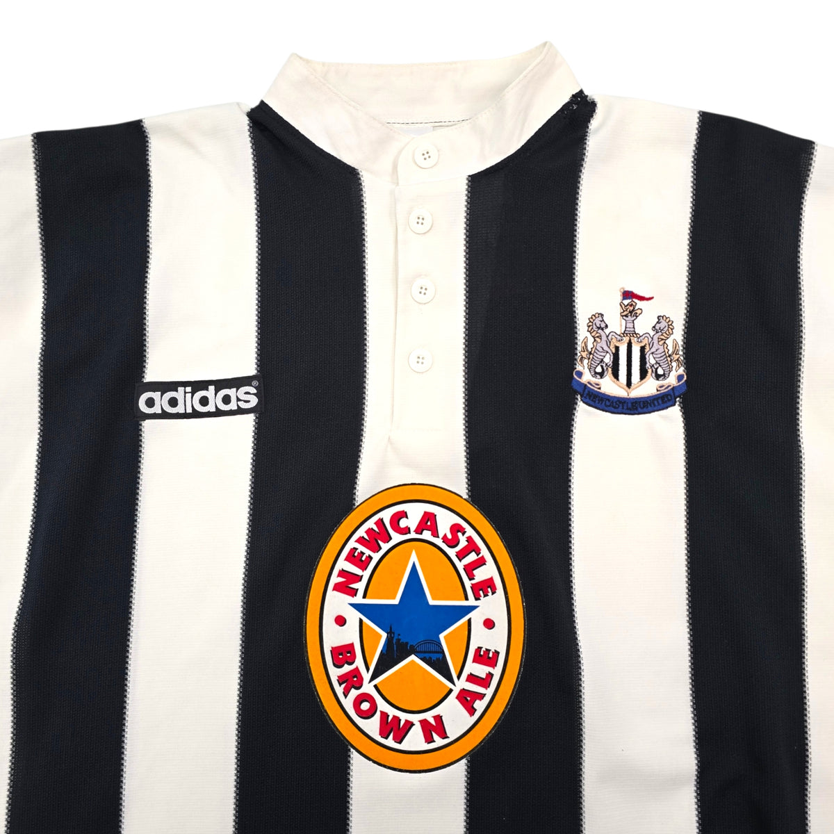 1995/96 Newcastle United Home Football Shirt (XL) Adidas #9 Shearer