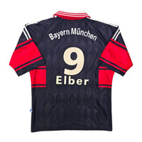 1997/99 Bayern Munich Home Football Shirt (M) Adidas #9 Elber