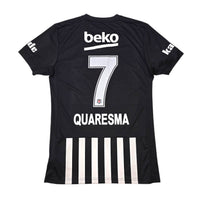 2017/18 Besiktas Away Football Shirt (M) Adidas #7 Quaresma