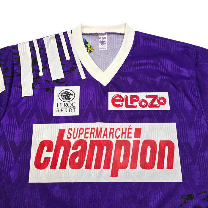 1993/95 Toulouse Home Football Shirt (XL) Le Roc Sport