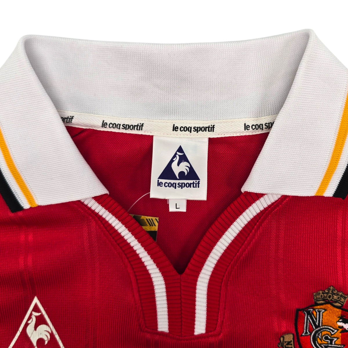 1999/00 Nagoya Grampus Eight Home Football Shirt (L) Le Coq Sportif